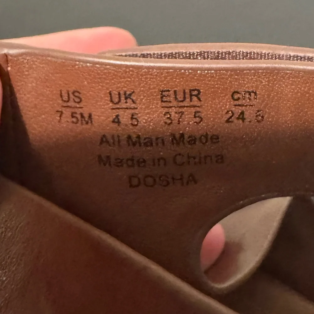 Franco Sarto Brown Sandals with Chunky Sole - Picture 4 of 5